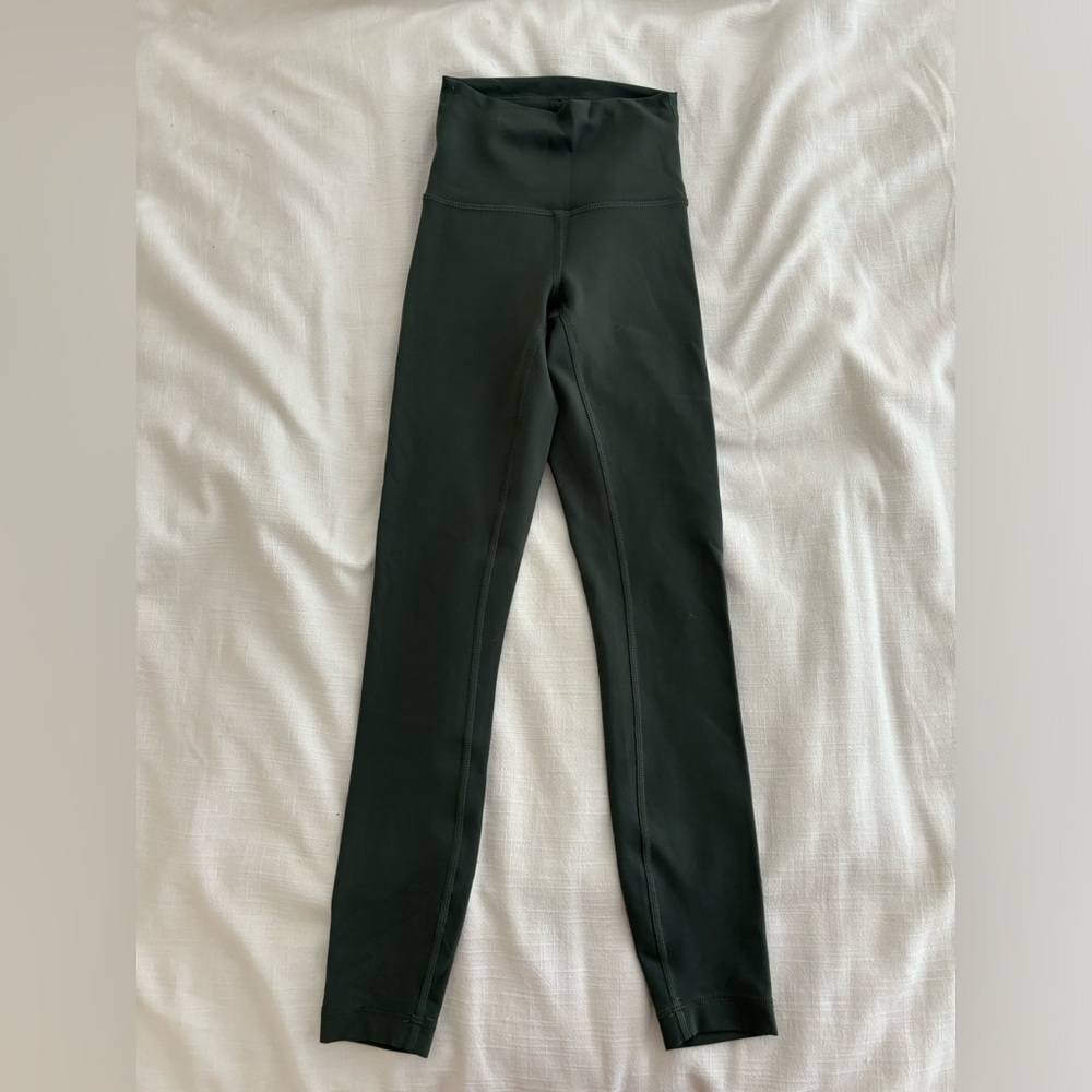 Lululemon Wunder Train Legging 25” Size 0 Green